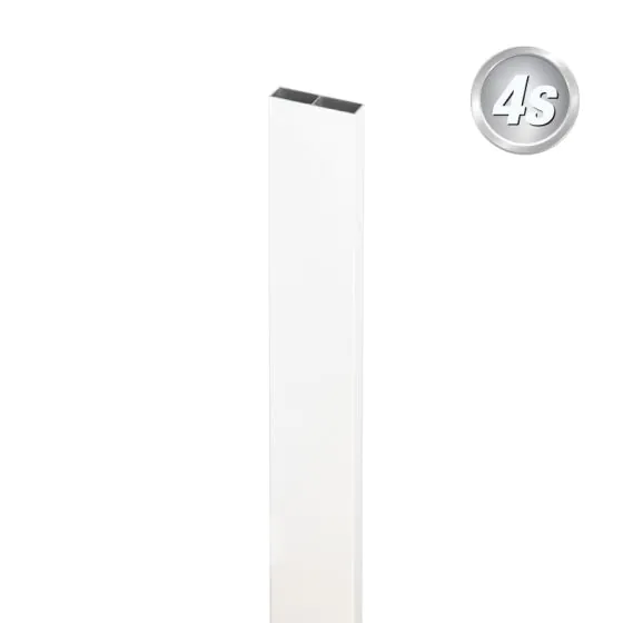 Alu prečne deske - 80 x 20 mm - barva: bela, dolžina: 300 cm, višina: 8 cm