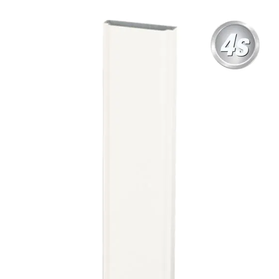 Alu deske 78 x 20 mm - barva: bela, dolžina v cm: 150