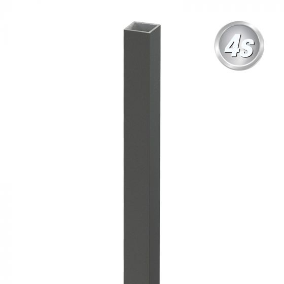 Alu palice 20 x 20 mm - barva: antracit, dolžina: 150 cm