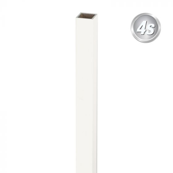 Alu palice 20 x 20 mm - barva: bela, dolžina: 150 cm
