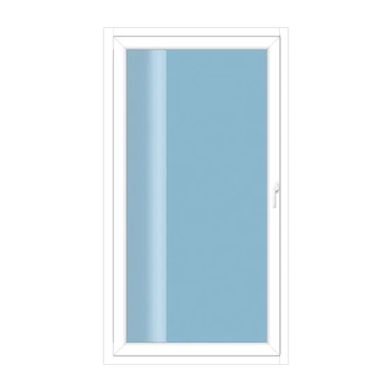 Plastična terasa vrata 1-krilna s povešanje / nagibom - Dimenzije (Š x V): 1000 x 2000 mm, Barva zunaj / znotraj: bela / bela, Pritrditev: DIN-levo