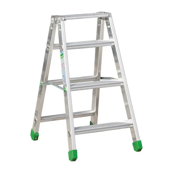 Aluminijasta A-lestev s stopnicami Light Star - Število stopnic: 4, teža v kg: 5,4, B (cm): 80, C (cm): 72, D (cm): 15,5, E (cm): 44, F (cm): 280, H (cm): 87
