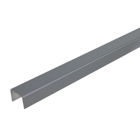 Zaključni profi l Protect - Barva: bel aluminij, dolžina: 245 cm