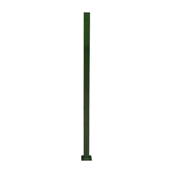 Steber z privarjeno talne plošče 80 x 60 mm - dolžina: 200 cm, izvedba: cinkano & zeleno
prevlečeno