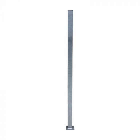 Steber z privarjeno talne plošče 80 x 60 mm - dolžina: 200 cm, izvedba: vroče cinkano