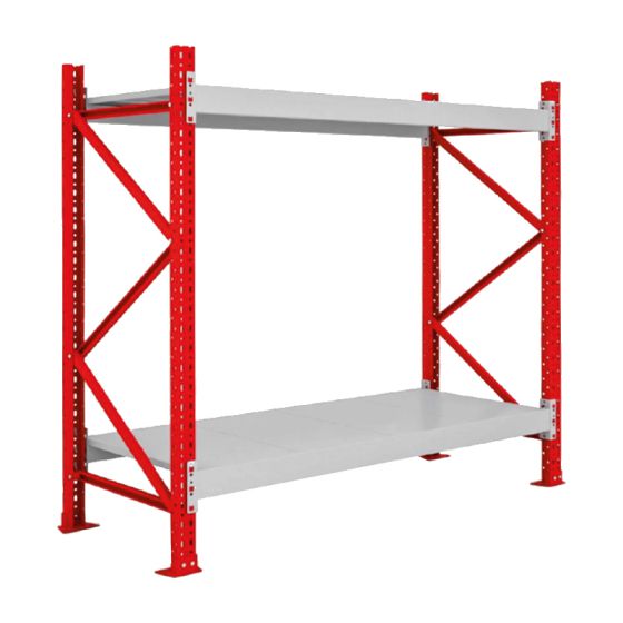 Težko tovornjak regal Mod. Max - Višina: 4000 mm, Širina: 2500 mm, Globina: 800 mm