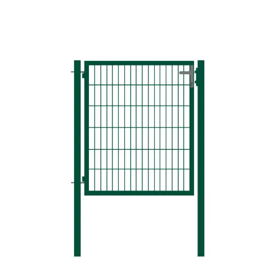 Vrata s cevnim okvirjem Basic 1-krilna - Opis: zeleno prevlečeno, svetla širina: ca. 87 cm, skupna širina: ca. 107 cm, višina: 123 cm