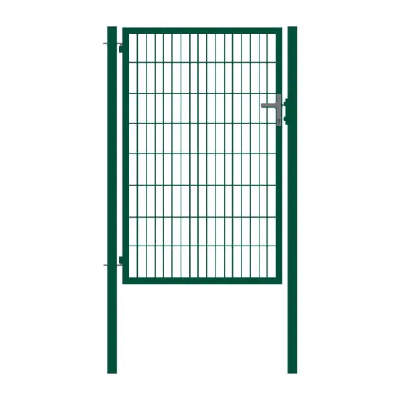 Vrata s cevnim okvirjem Basic 1-krilna - Opis: zeleno prevlečeno, svetla širina: ca. 87 cm, skupna širina: ca. 107 cm, višina: 163 cm