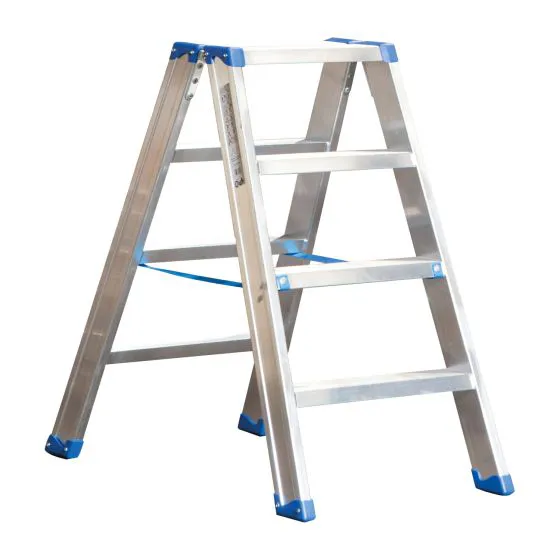 Aluminijasta A-lestev s stopnicami mod. SL - število prečk: 4, višina pribl. m: 0,97, širina m: 54, teža kg: 6,50