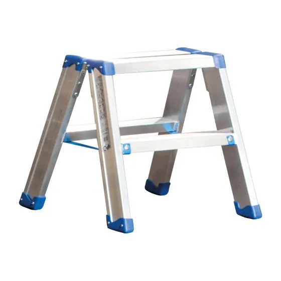 Aluminijasta A-lestev s stopnicami mod. SL - število prečk: 2, višina pribl. m: 0,51, širina m: 49, teža kg: 3,50
