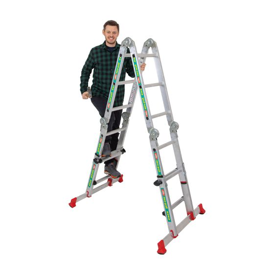 Aluminijasta večnamenska lestev VARIO-MAX