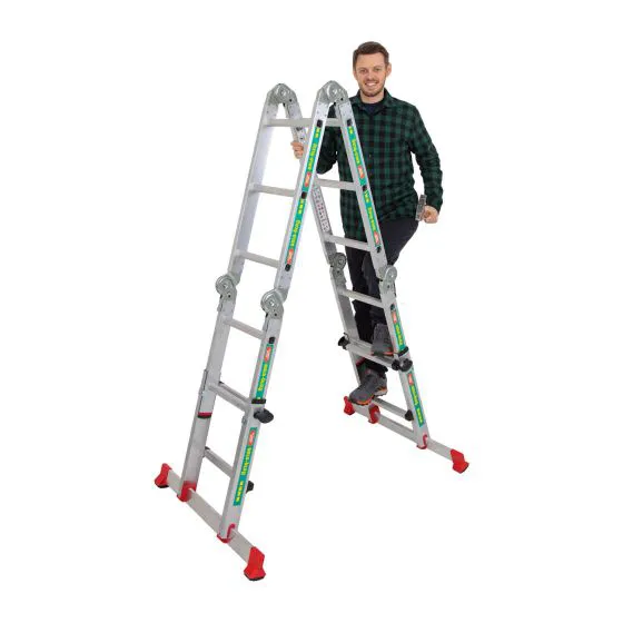 Aluminijasta večnamenska lestev VARIO-MAX