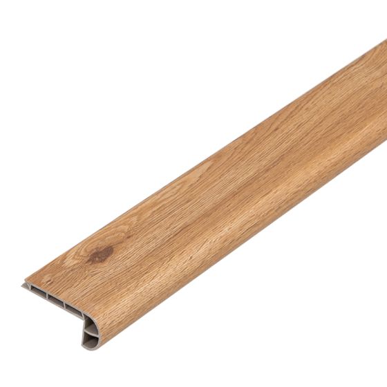 Stopnišna podloga za klik vinil, 2400 x 72 x 25 mm - Model: MOZART hrast dekor