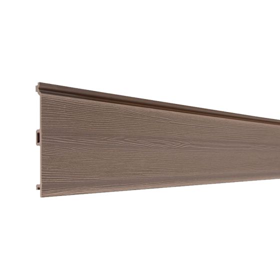 fasadni profili iz WPC - Mode - Barva: temno rjava, Dolžina: 200 cm, Višina: 20 cm, Debelina: 2 cm