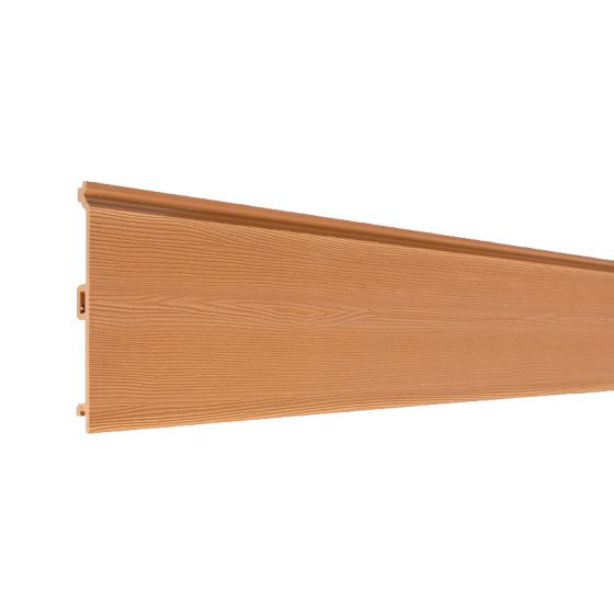 fasadni profili iz WPC - Mode - Barva: videz svetlega lesa, Dolžina: 200 cm, Višina: 20 cm, Debelina: 2 cm
