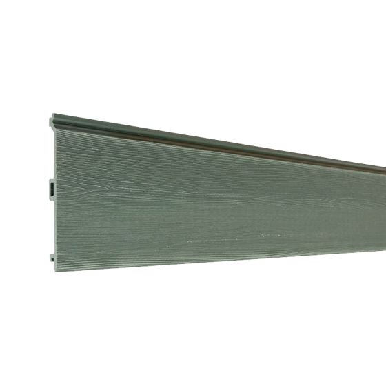fasadni profili iz WPC - Mode - Barva: gozdno zelena, Dolžina: 200 cm, Višina: 20 cm, Debelina: 2 cm