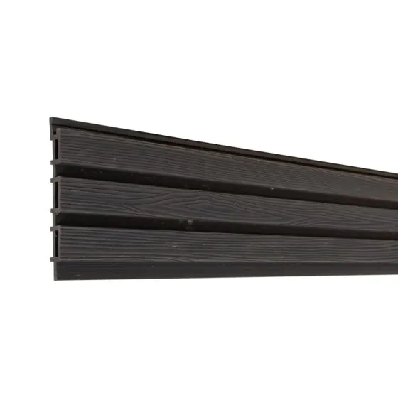 fasadni profili iz WPC - Stil - Barva: antracit, Dolžina: 200 cm, Višina: 15 cm, Debelina: 2 cm