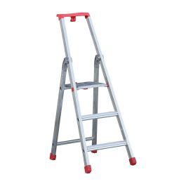 Eurostep lestev s podestom PRO model 870 - Število stopenj: 3, Delovna višina: 2,45 m