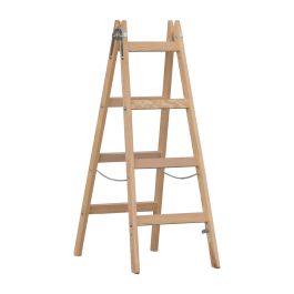 Lesena A-lestev model HZ - število prečk: 2 x 4, dolžina lesve pribl. (m): 1,36 m