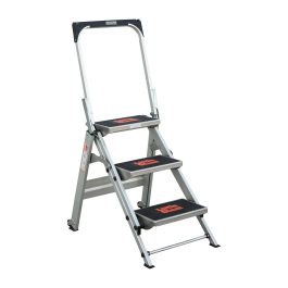 Little Giant z varnostnim lokom - št. stopnic: 3, stojna višina cm: 68, teža kg: 9,1, zložendim.: 110 x 55,5 x 12
