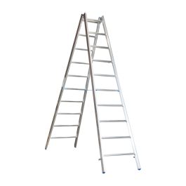 A-lestev s prečkami Mod. M - število prečk: 2 x 10, višina pribl. m: 3,25, teža ca. kg: 13.7