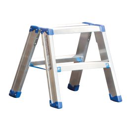 Aluminijasta A-lestev s stopnicami mod. SL - število prečk: 2, višina pribl. m: 0,51, širina m: 49, teža kg: 3,50