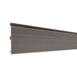 fasadni profili iz WPC - Mode - Barva: črno siva, Dolžina: 200 cm, Višina: 20 cm, Debelina: 2 cm