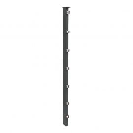 Ograjni steber model P - cinkano ali barvano: barvano antracit, za višino ograje v cm: 83, dolžina v cm: 130, pritrdilne točke: 5