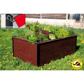 Alu visoka greda Anika rjava (RAL 8017)