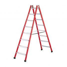 A-lestev s stopnicami iz fiberglasa Mod. 4255 - število stopnic: 2 x 4, dolžina cm: 110, teža ca. kg: 5,5, 