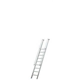 Prislonska lestev Mod. 222 - št. stopnic: 9, višina pribl. m: 2,59, Navpična višina ygornja stopnive v m: 2,52, teža kg: 15