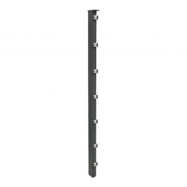 Ograjni steber model P - cinkano ali barvano: barvano antracit, za višino ograje v cm: 163, dolžina v cm: 220, pritrdilne točke: 9