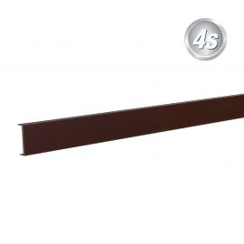 Alu distančniki 44,4 mm  - barva: čokoladno rjava, dolžina: 100 cm