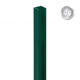 Alu U-profil za 44 mm profili - barva: zelena, dolžina: 100 cm