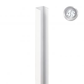 Alu U-profil za 44 mm profili - barva: bela, dolžina: 100 cm