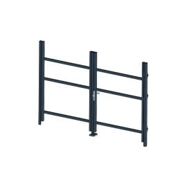 Okvir za vrata iz aluminija-brez polnila - 2-krilna (profil: 63 mm)
