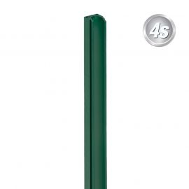 Alu U-profil gibljiv - barva: zelena, dolžina: 100 cm