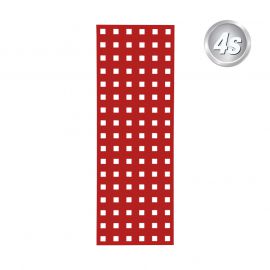 Alu naluknjana pločevina 20 x 20 mm - Komplet Belfast, barva: rdeča, širina x višina cm: 30 x 85