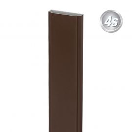 Alu deske 78 x 20 mm - barva: čokoladno rjava, dolžina v cm: 75 cm