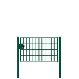 Vrata-žična rešetka David 1 - krilna, 137 cm široka - višina v cm: 83, širina v cm: 137, cinkano ali barvano: barvano zeleno