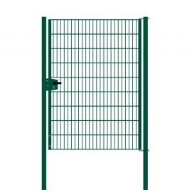 Vrata-žična rešetka David 1 - krilna, 137 cm široka - višina v cm: 183, širina v cm: 137, cinkano ali barvano: barvano zeleno