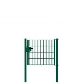 Vrata-žična rešetka David 1 - krilna, 97 cm široka - cinkano ali barvano: barvano zeleno, višina v cm: 83, širina v cm: 97, Teža v kg: 18,26