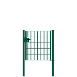 Vrata-žična rešetka David 1 - krilna, 97 cm široka - cinkano ali barvano: barvano zeleno, višina v cm: 103, širina v cm: 97, Teža v kg: 21,92