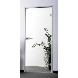 Steklena vrata ESG 8 mm - Izvedba: prozorna, vratno krilo: 821 x 2013 mm (Š x V), svetlo gradbeno odprtje: 850 x 2035 mm (Š x V)