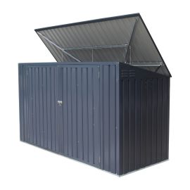 Boksi za posode za smeti / Hiške za orodje - barva: anthrazit, dolžina: 2350 mm, širina: 1000 mm, višina: 1300 mm 