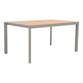 Mize Atlanta iz aluminija - barva aluminija: sivi aluminij, dolžina: 1480 mm, širina: 900 mm, višina: 720 mm