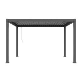 Pergola Dallas iz jekla in aluminija - barva: antracit, dolžina: 4000 mm, širina: 3000 mm, višina: 2500 mm