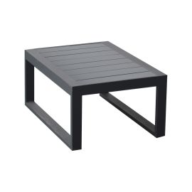 stranska miza Lissabon iz aluminija - barva: antracit, mere: 690 x 500 x 320 mm