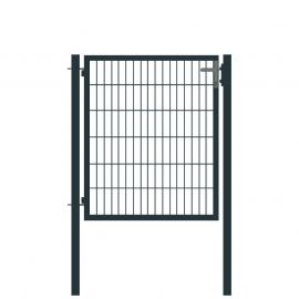 Vrata s cevnim okvirjem Basic 1-krilna - Opis: antracit prevlečeno, svetla širina: ca. 87 cm, skupna širina: ca. 107 cm, višina: 123 cm