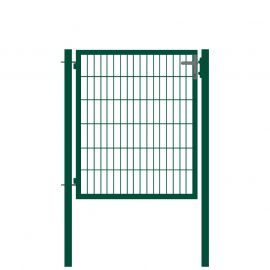 Vrata s cevnim okvirjem Basic 1-krilna - Opis: zeleno prevlečeno, svetla širina: ca. 87 cm, skupna širina: ca. 107 cm, višina: 123 cm